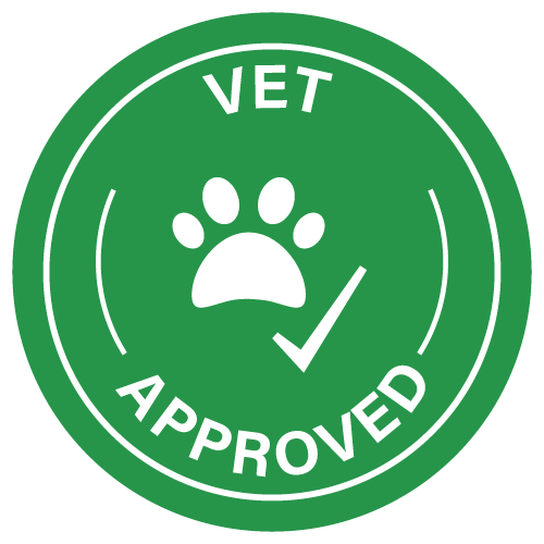 Veterinary approved badge green wolf organic pet cbd